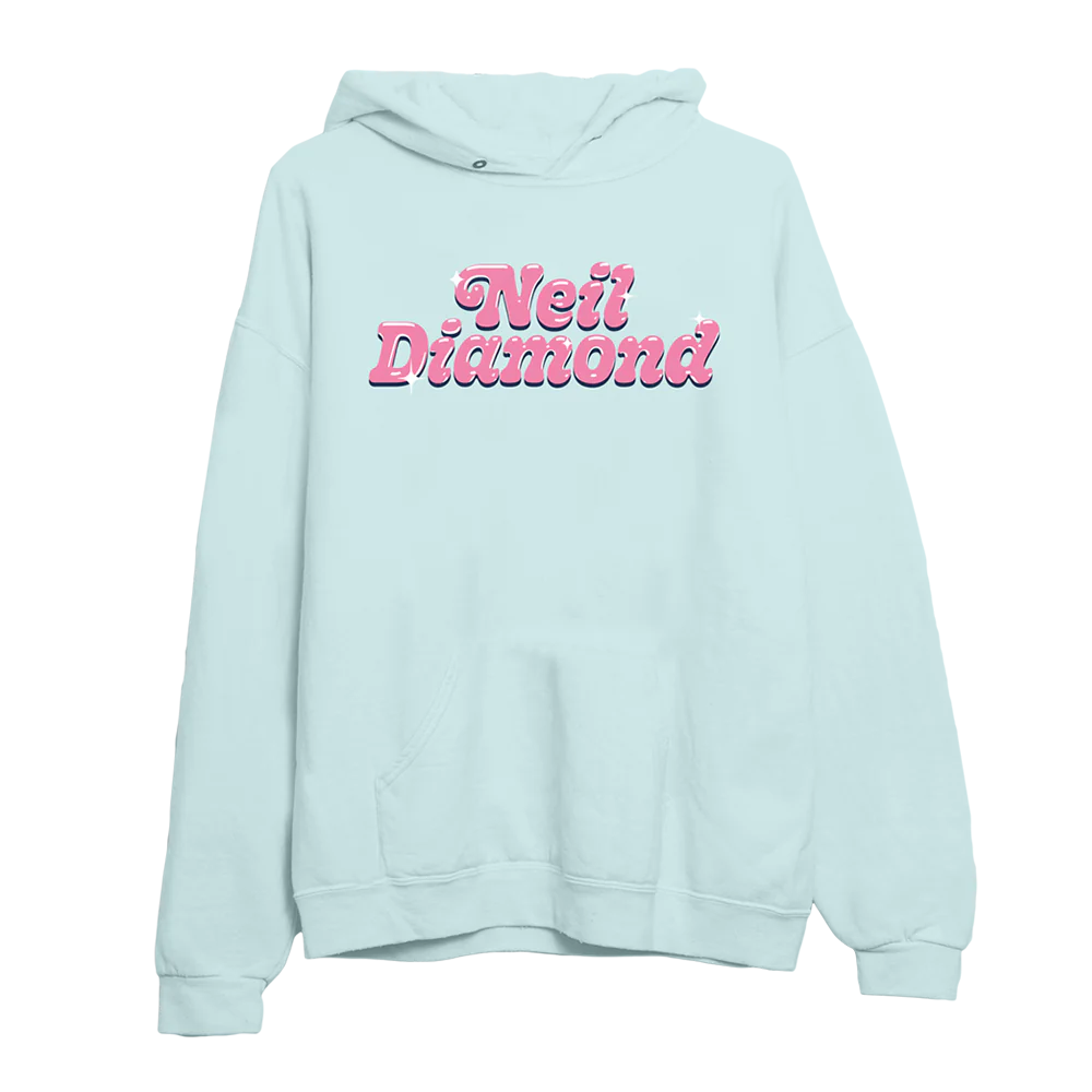 Blue Heart Frame Hoodie