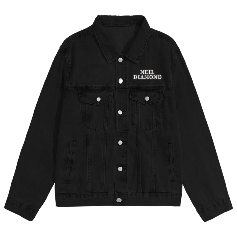 Wild At Heart Black Denim Jacket